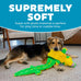 outward hound xxl squeaker matz plush gator dog toy for mild to medium chewers