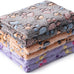 Premium Flannel Paw Printed Pet Blanket for Dog Puppy Cat - Small, Brown, Pink, White