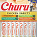 INABA Chicken Variety Box Churu Cat Treats with Green Tea Extract & Taurine, 40 Tubes, 0.5 Ounces Each