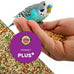 leach grain & milling co. parakeet food plus, 5lbs premium parakeet bird food with vitamins & minerals, supports energy & growth