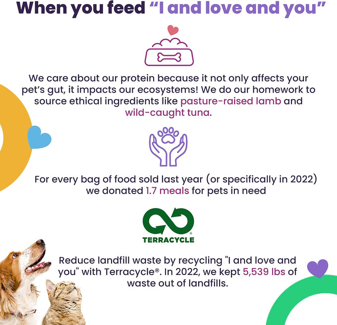I and love and you Naked Essentials Dry Cat Food - Chicken + Duck - Grain Free, Real Meat, No Fillers, Prebiotics + Probiotics, 3.4lb Bag