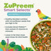 ZuPreem Smart Selects Large Bird Food, Cockatoo, Macaw, and Amazon Diet, Pellet and Seed Blend, Made in USA, 4 lb Bag, Large