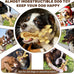 SIHRMIU 2 Pack nylon dog chew toys for aggressive chewers, medium/large breed, tough almost indestructible