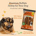 Advance Pet Products Premium Buffalo Gullet Flat Jerky Dog Treats, Natural & Gluten-Free Chews for Large, Medium & Small Breed Dogs, 30 Count, 1lb