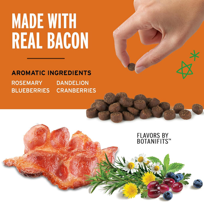 pet botanics 10 oz bacon flavor training rewards soft chewy treats for small dogs