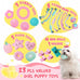 XIUGOAL 23 Pack Pink Puppy Toys for Female Puppies with Teething, Interactive Dog Toys and Ropes