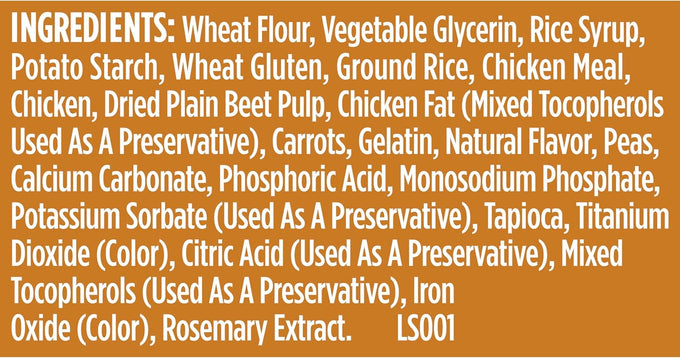 Rachael Ray Nutrish Soup Bones Premium Dog Chews with Real Chicken & Veggies, 11 Pieces, Soft Texture, Rawhide-Free