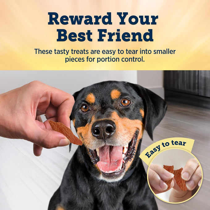 Blue Buffalo True Chews Premium Jerky Cuts 4oz Dog Treats with Natural Chicken Ingredients