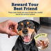 Blue Buffalo True Chews Premium Jerky Cuts 4oz Dog Treats with Natural Chicken Ingredients