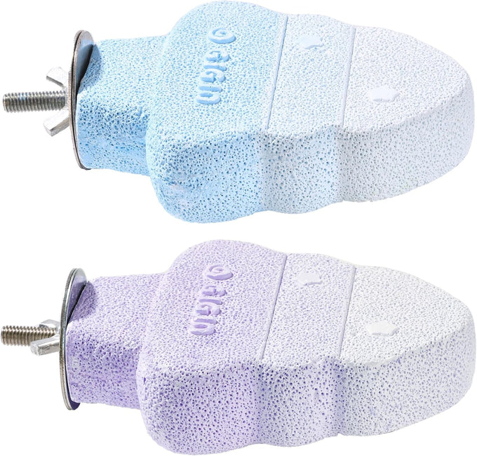 2-pack Bird Beak Grinding Stone Parrot Perch for Cage Accessories