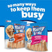 Purina Busy Bone Adult Dog Chew Treats Peanut Butter 10ct Pouch for Long Lasting Dental Care