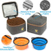 grey dog travel bag for dogs and cats with multi-function pockets and airline compliant design