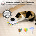 orsda 2-in-1 interactive automatic motion activated cat laser toy with feathers and usb rechargeable