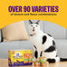 Wellness Complete Health Pate Variety Pack Adult Canned Wet Cat Food, Natural, Protein Rich, Grain Free, Chicken and Turkey Favorites, 3 oz, Pack of 24 Cans