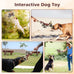 iokheira auburn dog toys for aggressive chewers, tough indestructible squeaky toys for large dogs