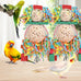 BBjinronjy Bird Toys, 2PCS Hanging Natural Soft Sola Ball Beak Chew Shred Forage Toys for Parrots, Cockatiel, Conure, Love Birds, Parakeets, Budgie, Small Birds
