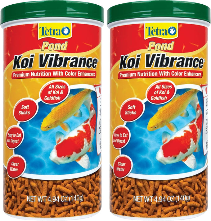 TetraPond Koi Vibrance Soft Sticks Floating Pond Food for 3.31 lbs Maintenance Diet