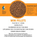 Microbe-Lift Mini Floating Fish Food Pellets for Small Live Goldfish and Koi, 2.25 Pounds, Pond and Water Garden Use