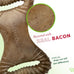 benebone dental durable dog chew toy medium real bacon made in usa