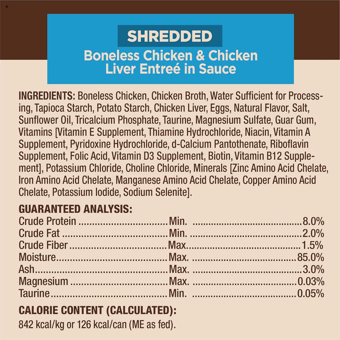 Wellness CORE Signature Selects Variety Pack Adult Canned Wet Cat Food, Natural, Protein Rich, Grain Free, Poultry Recipes, 5.3 oz, Pack of 12 Cans