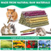jorewood 33pcs rabbit chew sticks natural timothy grass molar teeth stick guinea pig toys
