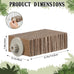 Skyygemm 2-piece bird perch for macaws, parakeets, conures, budgies, finches, and cockatiels with robust corrugated paper