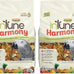 Higgins 2 pack of Intune Harmony Food for Parrots and Large Birds, 3 pounds each, USA made with healthy ingredients
