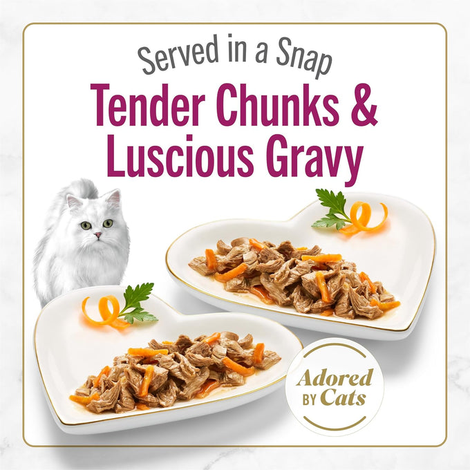Purina fancy feast petites tender beef entree with carrots in gravy gourmet wet cat food 2.8 oz tubs pack of 12
