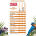 kaytee wild bird food, summer nesting seed blend, 8 lb, calcium-rich oyster shells, high protein nuts