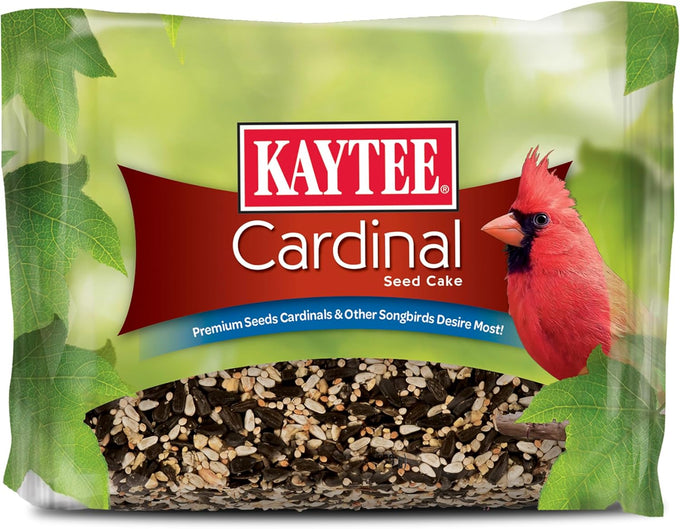 kaytee corn-a-plenty seed cake for wild squirrels, chipmunks, rabbits, and other backyard wildlife, 2.5 pounds