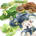 lechong stuffed animal dog toys 5 pack tough squeaky dog toys plush toys assortment woodland series chew toys