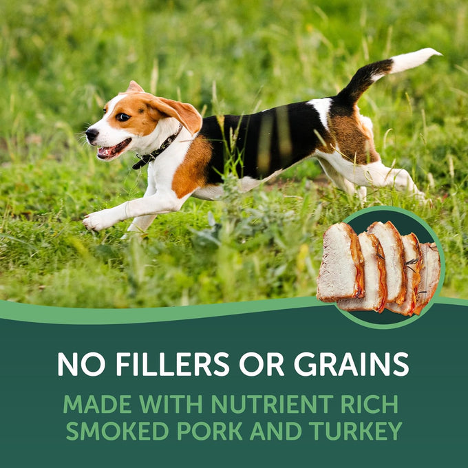 Healthfuls Deli Sticks Pork and Turkey Dog Treats, Human-Grade, Gluten-Free, 10 Count Bag