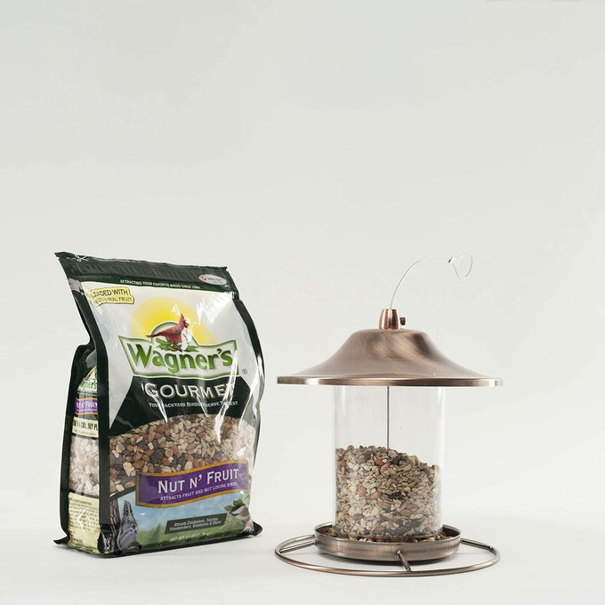 Wagner's Gourmet Nut & Fruit Wild Bird Food, 5 Pound, 82072, Attracts Cardinals & More