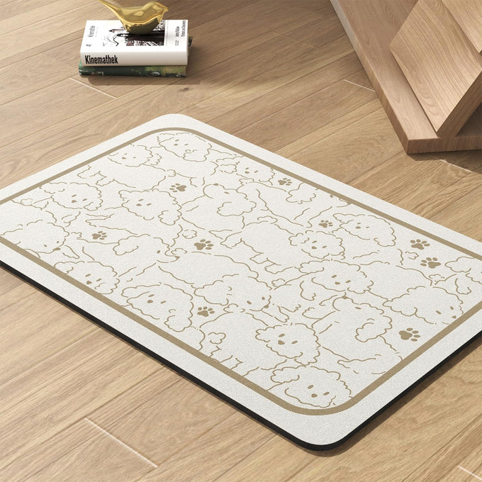 pador pet feeding mat absorbent dog mat for food and water bowl easy clean puppy supplies accessories