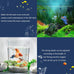 onesimcr floating fish tank decorations, aquarium accessories, diver decoration for all fish tanks, eco-friendly resin, adjustable position