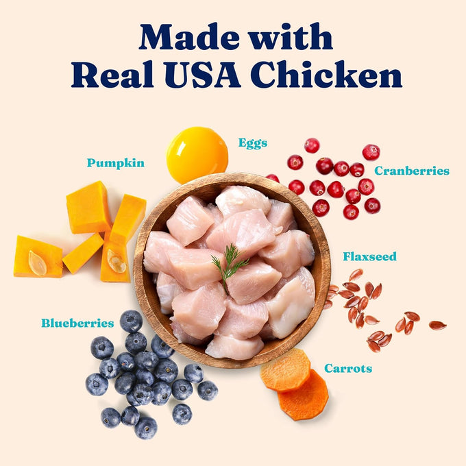 Solid Gold High Protein Grain Free Chicken Cat Dry Food with Probiotics for All Ages 12LB