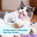 9000mg North American Catnip Floppy Fish Cat Toys for Indoor Cats with Crinkle Sound and Soft Cotton-Free Surface