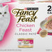 Fancy Feast grain-free chicken pate wet cat food multi-pack, 24 pull-top cans, 3 oz each