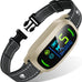 FAFAFROG Rechargeable Smart Bark Collar for Large Medium Small Dogs, 5 Adjustable Sensitivity Beep Vibration, Black