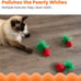 Catstages Strawbabies 3-Pack interactive cat toys for kittens and indoor cats with catnip, feathers, and crinkle