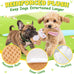 xiugoal 3 pack no stuffing interactive dog toys for small medium breeds with crinkle squeaky sounds