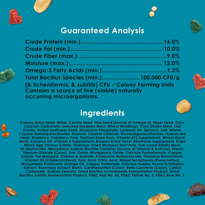 Kaytee Forti-Diet Pro health pet canary & finch food, 2 lb, omega 3 rich, veterinarian recommended