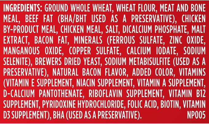 Milk-Bone Flavor Snacks Mini's dog biscuits, 36 Oz canister, beef, chicken, bacon flavors