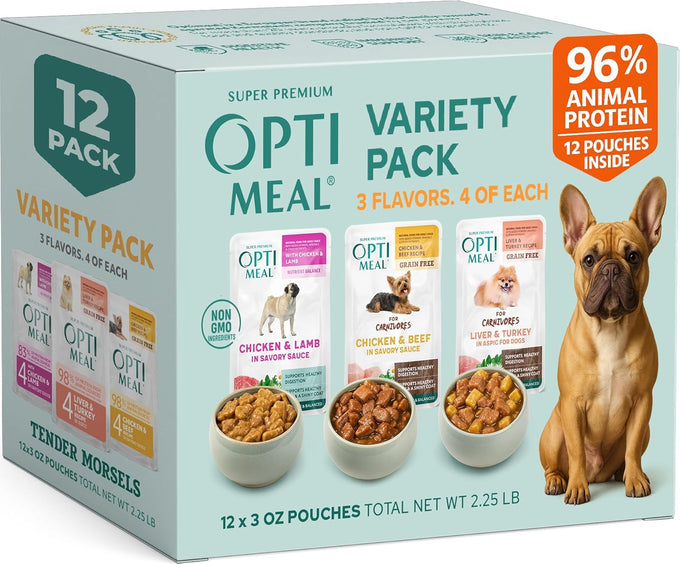 Optimeal Wet Dog Food Small Breed Variety Pack - Grain Free