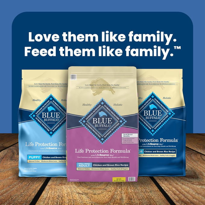 Blue Buffalo Adult Small Breed Dry Dog Food, Chicken & Brown Rice