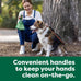 Earth Rated eco-friendly dog poop bags with handles, lavender scented, 120 count, 65% recycled plastic