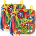 Erkoon bird cockatiel foraging toys for hang lovebrid parakeets conures bird toys