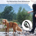 Tuff Mutt dog waste bag holder with velcro attachment - durable fabric dispenser for leashes - starter roll included