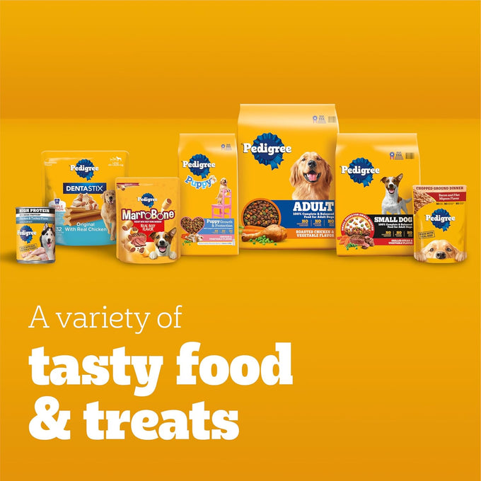 Pedigree High Protein Wet Dog Food Variety Pack, 18 Pouches