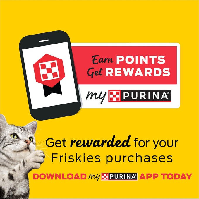 Purina Friskies Wet Cat Food Variety Pack, 40-count, 5.5 oz. Cans, Beef, Turkey, Cheese, Chicken, Salmon, Ocean Whitefish, and Tuna
